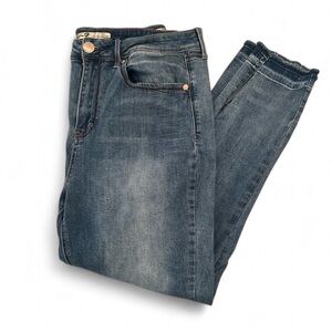 Seven7 High Rise Skinny Jeans Split Hem 16W